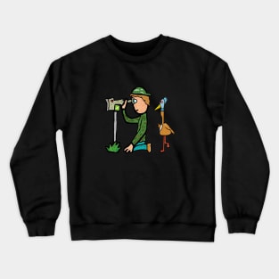 Funny Birdwatching Crewneck Sweatshirt